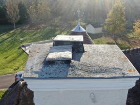 Photo aerienne par drone pour constat d huissier sur une cheminee de maison dji 0207