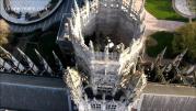 Photo aerienne par drone pour inspection technique monument historique