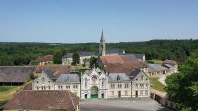 Photo aérienne par entreprise de drone de l abbaye de la trappe dans la Manche Photo aérienne par entreprise de drone de l abbaye de la trappe dans la Manche