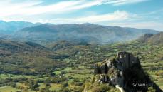 Photo aérienne par pilote de drone de Foix en Ariège