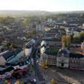 Louviers dans l’Eure en vue aérienne par drone