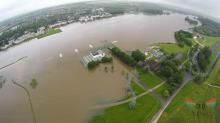 Photo aérienne par pilote drone a Bourges