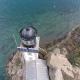 Photo aérienne phare breton en Bretagne