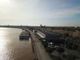 Photo Bordeaux vue aérienne berges de la Garonne