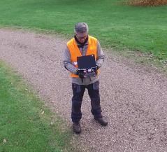 Photo d'un pilote de drone professionnel