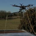 Photo drone pour nettoyage des panneaux solaires photovoltaiques 1