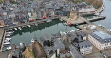 Photo honfleur en vue aerienne par drone 2