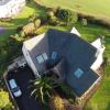 Photo maison en vue aerienne