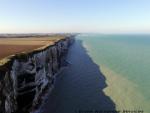 Photo mer et falaise vue du ciel