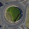 Photo observation d un giratoire par drone pour btp