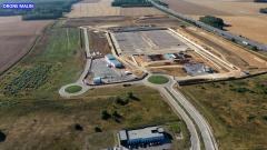 Photo suivi de chantier du BTP par drone en Normandie