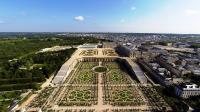 Photographie aerienne chateau de versailles