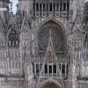 Photographie aerienne par drone cathedrale de rouen en normandie 20221014 095237