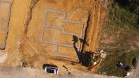 Photographie aerienne par drone d un chantier