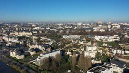 Photographie aerienne par drone de caen calvados normandie