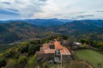 Photographie aérienne maison de village département Hérault