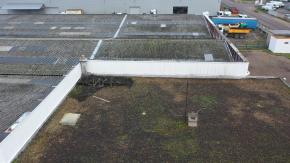 Photographie aeriennes par drone pour constat d huissier sur toiture de batiment