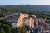 Photographie de bonnieux par drone dans le luberon