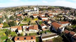 Photographie par drone d'une Rillieux la Pape