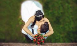 Photographie mariage en vue aérienne Bourgogne-Franche-Comte