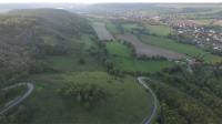 Photographie paysage normand par drone