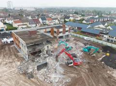 Pilote drone hauts de France suivi chantier démolition déconstruction