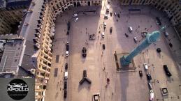 Place Vendôme en vue aérienne photographiée par un drone