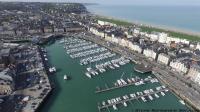 Port normand en vue aerienne