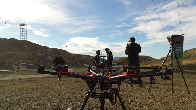 Prises de vues aériennes par drone