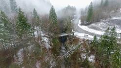 Prise de vue aérienne en drone par mauvais temps