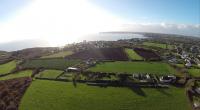 Prise de vue aerienne paysage breton