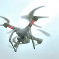 Prises de vue aeriennes par drone d une prison