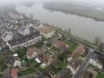 Quaritier de ville pris en photo d un drone