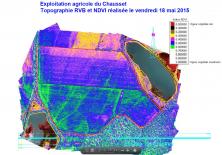 Réalisation d un traitement numérique d images de type NDVI exploitation agricole