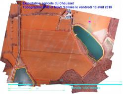 Realisation d une topographie agricole de type pri r par drone