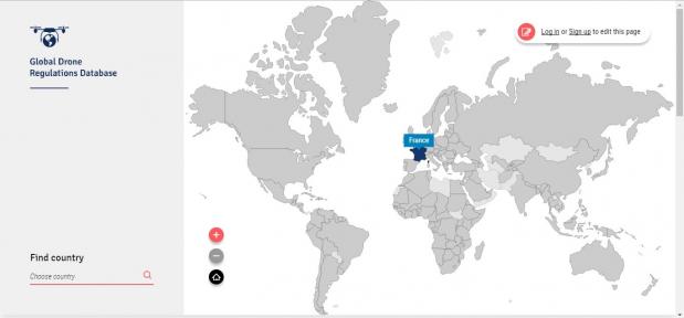 Réglementation prise de vue et vol de drone dans le monde