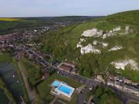 Photo aérienne bien immobilier vue d'ensemble