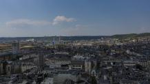 Rouen vue du ciel par drone