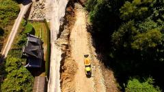 Suivi de chantier en photo aérienne par drone par pilote de Limoges