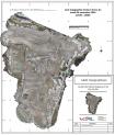 Topographie par drone avec orthophoto pour courbes de niveau de terrain de carrières