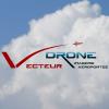 Vecteur drone imagerie technique par drone