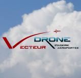 Vecteur drone imagerie technique par drone
