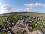 Village photographie d un drone