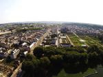 Ville en prise de vue aerienne de drone