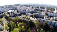 Ville en vue aerienne rillieux la pape