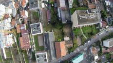 Ville vue du ciel par un drone