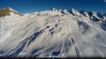 Vue aerienne de montagne