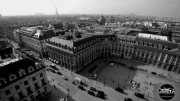 Vue aérienne de paris photographie de la place Vendôme
