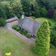 Vue aerienne de propriete photographie d un drone pour mise en valeur bien immobilier