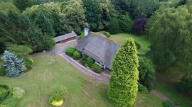 Vue aerienne de propriete photographie d un drone pour garder en souvenir un bien immobilier